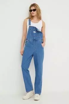 Джинсовый комбинезон ВИНТАЖНЫЙ КОМБИНЕЗОН Levi's, темно-синий