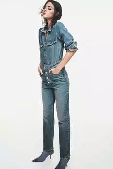 Джинсовый комбинезон Z1975 ZARA, синий