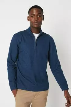 Джинсовый образ с воротником на молнии Debenhams, синий