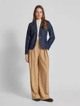 Джинсовый пиджак с карманами-клапанами, модель «YASINE» Lauren Ralph Lauren, темно-синий