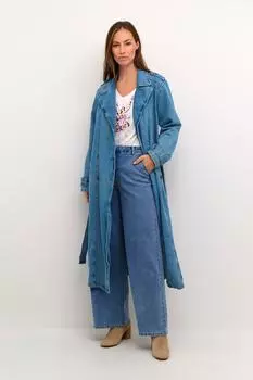 Джинсовый плащ Мика Cream, синий