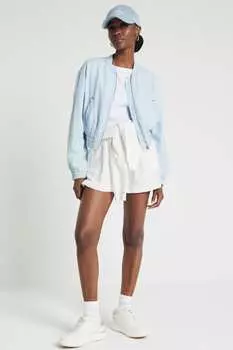 Джинсовый повседневный бомбер из лиоцелла River Island, синий