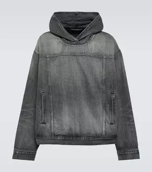 Джинсовый пуловер Balenciaga, серый