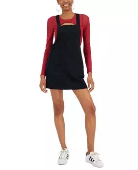 Джинсовый пуловер-сарафан для юниоров Tinseltown, черный