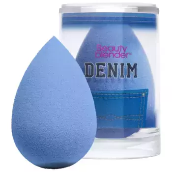 Джинсовый спонж для макияжа Beautyblender