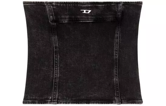 Джинсовый топ без бретелек De Ville D DIESEL, черный