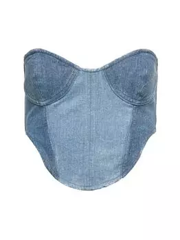 Джинсовый топ Enzo Retrofte, синий