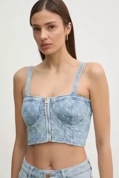 Джинсовый топ Gaudi, синий