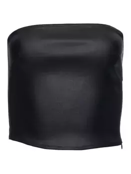 Джинсовый топ Hillary с покрытием Ser.O.Ya, цвет coated black