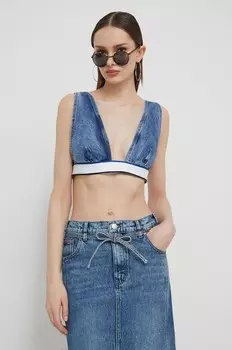 Джинсовый топ Hugo Blue, синий