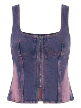 Джинсовый топ Moon Laser Marine Serre, фиолетовый