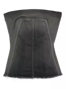 Джинсовый топ Rick Owens, синий