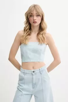 Джинсовый топ Rotate, синий