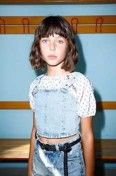 Джинсовый топ Sisley, синий