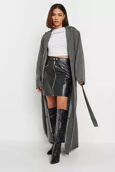 Джинсовый тренчкот Pixiegirl Petite, серый