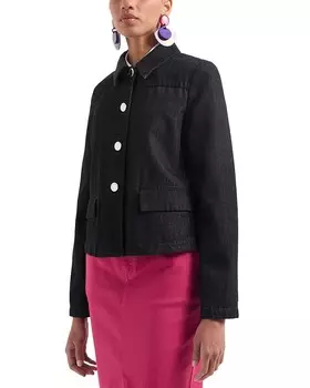 Джинсовый жакет Emporio Armani, черный