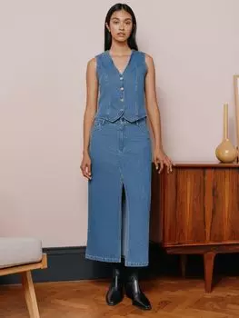 Джинсовый жилет Albaray, индиго