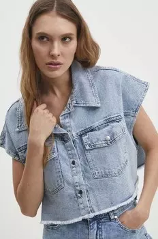 Джинсовый жилет Answear Lab, синий
