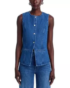 Джинсовый жилет - эксклюзив AQUA, синий