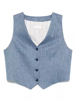 Джинсовый жилет Circolo 1901, синий