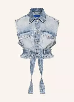 Джинсовый жилет гармония Hugo Blue, синий