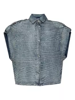 Джинсовый жилет IRO, синий