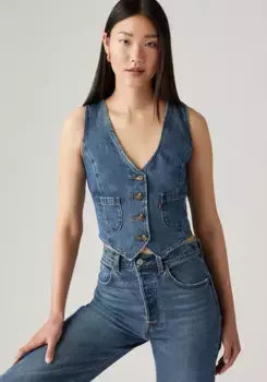 Джинсовый жилет Levi's "TAILORED VEST DENIM", цвет Big Yikes