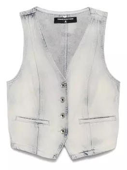 Джинсовый жилет Patrizia Pepe, синий