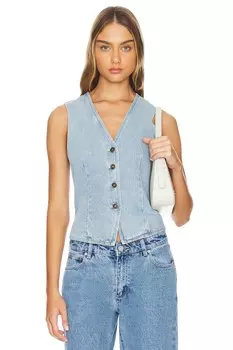 Джинсовый жилет vision Lioness, синий