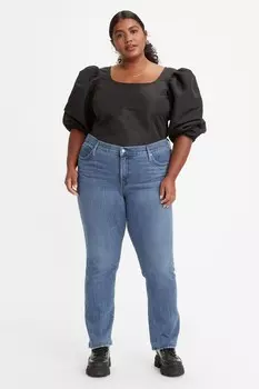 Джинсы 314 Curve прямого кроя моделирующие фигуру Levi'S, серый