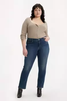 Джинсы 314 Curve прямого кроя моделирующие фигуру Levi'S, синий
