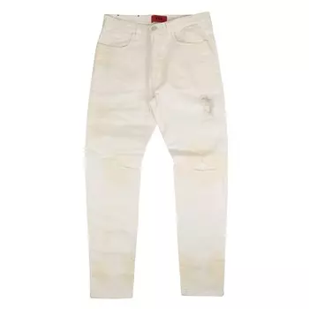 Джинсы 424 On Fairfax с потертостями - Белый, белый