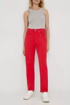 Джинсы 501 CROP Levi's, красный