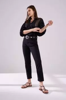 Джинсы 501 до щиколотки Levi's, черный