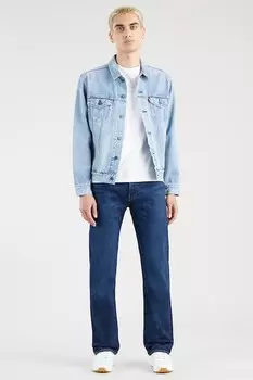 Джинсы 501® прямого кроя Levi's, темно-синий меланж