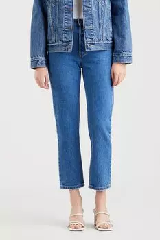 Джинсы 501 выше щиколотки с высокой талией Levi'S, синий
