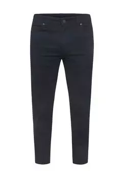 Джинсы, 5 карманов, стандартного кроя, однотонные, мужские Dunmore, темно-синий