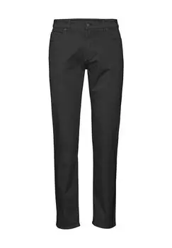 Джинсы, 5 карманов, стандартного кроя, однотонные, мужские Dunmore, черный