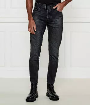 Джинсы 634 Tapered fit Hugo, черный