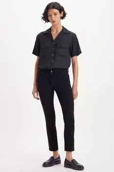 Джинсы 712 узкого кроя с декоративными карманами Levi'S, черный