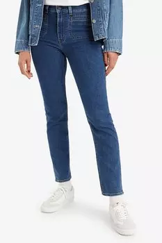 Джинсы 724 с высокой талией Levi'S, синий