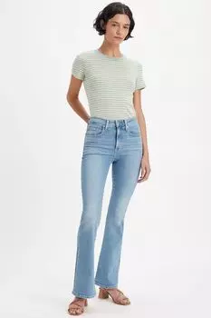 Джинсы 726 с завышенной талией и расклешенными штанинами Levi's, синий
