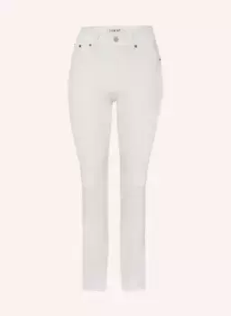 Джинсы 7/8 cropped high rise с моделирующим эффектом Item M6, белый