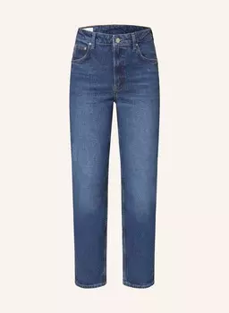 Джинсы 7/8 GANT, цвет 962 DARK BLUE BROKEN IN