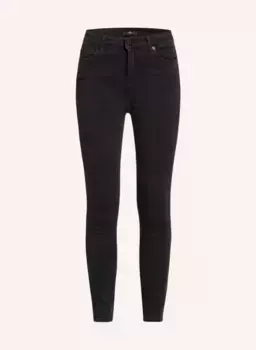 Джинсы 7/8 обри 7 For All Mankind, черный