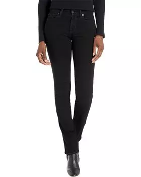 Джинсы 7 For All Mankind B(air) Kimmie Straight in Rinse Black, цвет Rinse Black