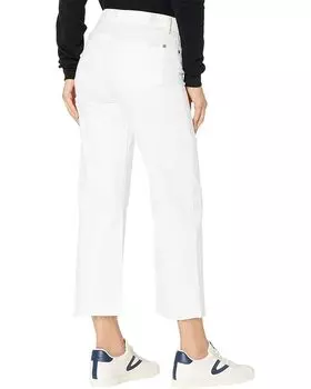 Джинсы 7 For All Mankind Cropped Alexa in White Runway, цвет White Runway