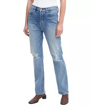 Джинсы 7 For All Mankind, Easy Straight Destroy in Ventura/Destroy