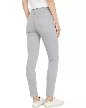 Джинсы 7 For All Mankind High-Waist Ankle Skinny in Cromwell Super Light, цвет Cromwell Super Light