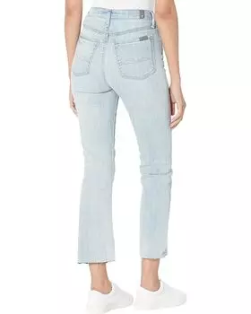 Джинсы 7 For All Mankind High-Waist Slim Kick in Coco Prive, цвет Coco Prive